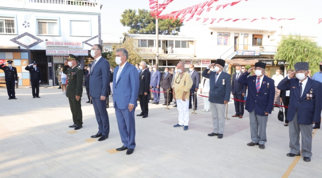 Güzelbahçe'de gaziler unutulmadı 