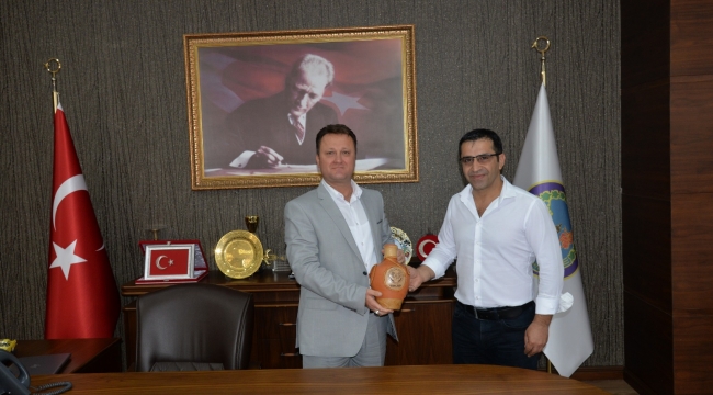Ovacık Belediye Başkanı'ndan Başkan Aksoy'a ziyaret