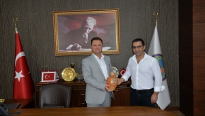 Ovacık Belediye Başkanı'ndan Başkan Aksoy'a ziyaret