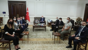 TPF Heyeti İçişleri Bakanı Süleyman Soylu'yu Ziyaret Etti