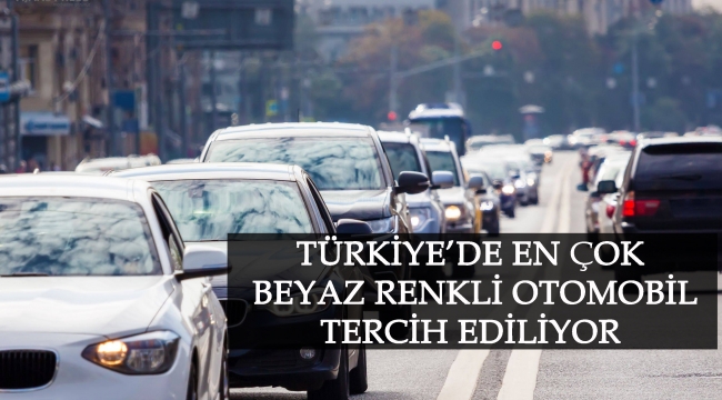 Türkiye'den En Çok Beyaz Renkli Otomobil Tercih Ediliyor