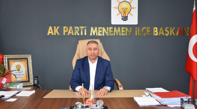 AK Parti Menemen'de, CHP'li Ünal'ın istifası sonrası açıklama 