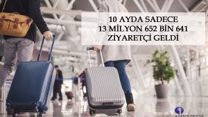 10 Ayda Sadece 13 Milyon 652 Bin 641 Ziyaretçi Geldi