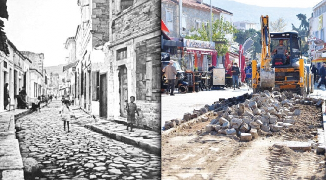 Foça'daki kara taş efsanesine kepçe,Vatandaş Tepkili