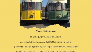 İkinci nostaljik tramvay da geldi