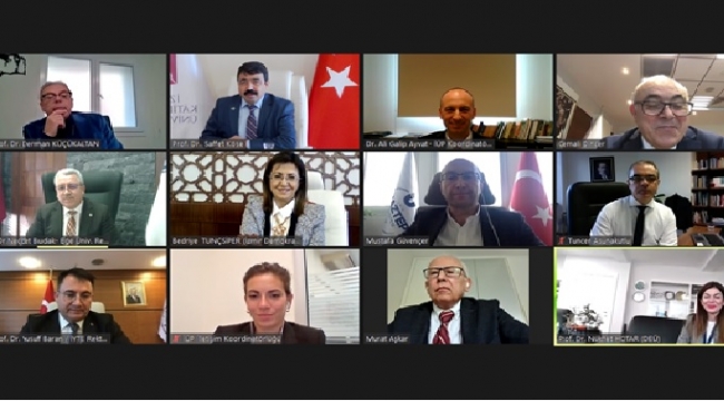İzmir'in Üniversiteleri Online Toplantıda Buluştu