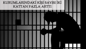Son Yılda Ceza İnfaz Kurumlarındaki Kişi Sayısı İki Kattan Fazla Arttı