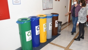 EBSO'da çöp kutuları tarih oldu