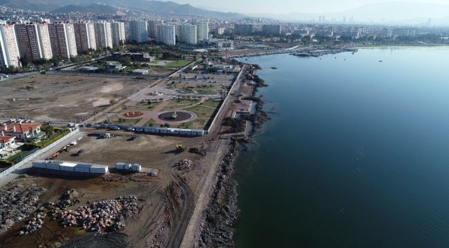 Mavişehir'deki kıyı projesi sürüyor