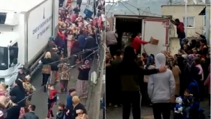 AK Parti'den, Büyükşehir'in yardım dağıtımında oluşturduğu kalabalığa tepki