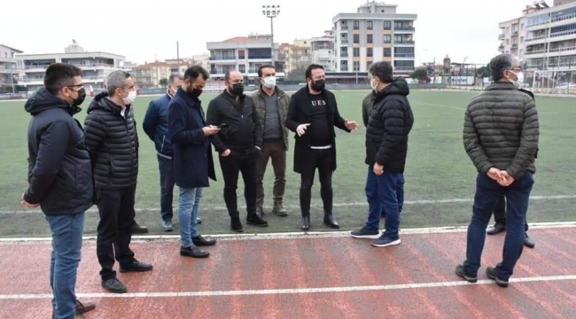 Menderes'in stadı yenileniyor