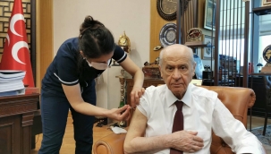 MHP Genel Başkanı Bahçeli aşı oldu