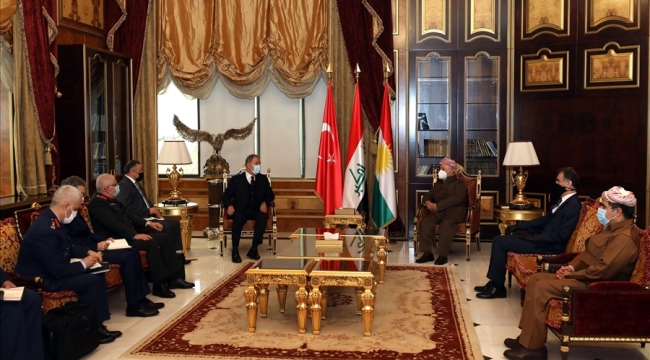 Millî Savunma Bakanı Hulusi Akar ve Genelkurmay Başkanı Org. Yaşar Güler, Erbil'de Önemli Temaslarda Bulundu