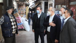Başkan Sürekli'den Bergama'da esnaf mesaisi