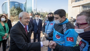 CHP Lideri Kılıçdaroğlu, Motokuryeler İle Buluştu