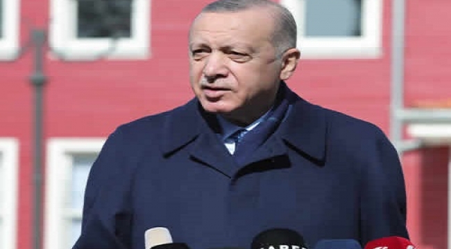 Cumhurbaşkanı Erdoğan, Cuma namazı çıkışı açıklamalarda bulundu