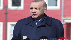 Cumhurbaşkanı Erdoğan, Cuma namazı çıkışı açıklamalarda bulundu