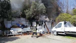 Bodrum Belediyesi Yangından Zarar Gören Vatandaşı Yalnız Bırakmadı