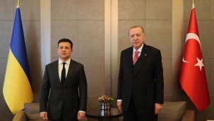 Cumhurbaşkanı Erdoğan Zelenskiy ile bir araya geldi