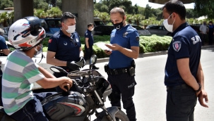 Bornova'da Emniyet ve Zabıta'dan Tam Kapanma denetimi