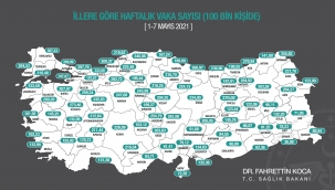 Haftalık vaka sayısı açıklandı: İzmir Düşüşte