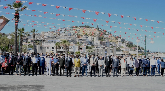 Kuşadası'nda Pandemiye Rağmen 19 Mayıs Çoşkusu