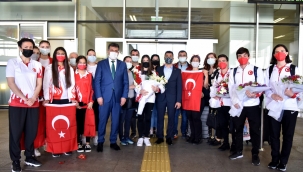 Türkiye'nin gururu Bornova'ya döndü
