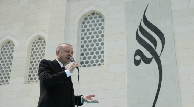 Cumhurbaşkanı Erdoğan, Zonguldak Uzun Mehmet Camii'nin açılışını gerçekleştirdi