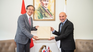 Güney Kore'nin Ankara Büyükelçisi Soyer'i ziyaret etti