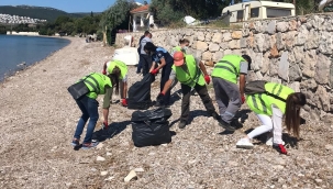 Karaburun Belediye çalışanları temizlikte öncü oldu…