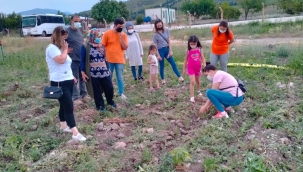 Kınık'ta Tibbi Ve Aromatik Bitki Yetiştiriciliği Kursiyerleri İlk Ürünleri Yerinde İnceledi