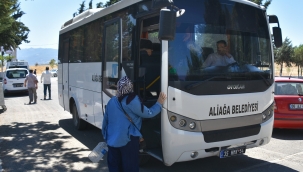 Aliağa Belediyesi'nden Bayramda Ücretsiz Ulaşım