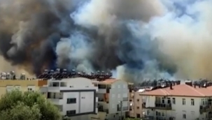 Antalya Manavgat'ta orman yangını yerleşim yerlerine sıçradı: 5 mahalle boşaltıldı
