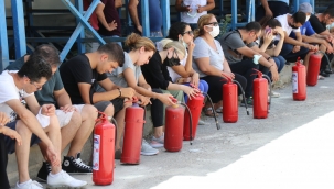 Bodrum Belediye Personeline Temel Yangın Eğitimi