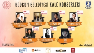 Bodrum Belediyesi Kale Konserleri Başlıyor 