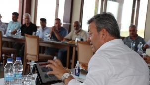 İzmir İl Tarım ve Orman Müdürü Mustafa Özen, Kınık'ta muhtarlarla buluştu