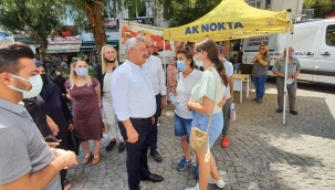 AK Parti İzmir Milletvekili Necip Nasır, Bornovalı vatandaşların sorunlarını dinledi
