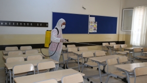 Çiğli'de Okullara Dezenfekte