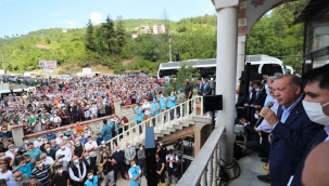 Cumhurbaşkanı Erdoğan: "Devlet olarak tüm imkanlarımızla felaketin ilk anından itibaren sizlerle beraberiz" 