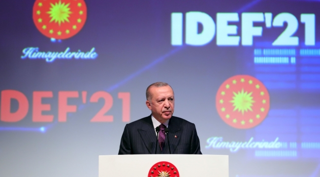 Cumhurbaşkanı Erdoğan: "Türkiye son 19 yılda diğer pek çok alan gibi savunma sanayinde de adeta bir devrim gerçekleştirmiştir"