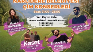 Narlıdere Belediyesi Çim Konserleri başlıyor!