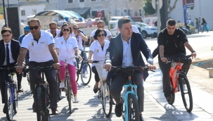 Başkan Aras Avrupa Hareketlilik Haftasında Pedal Çevirdi