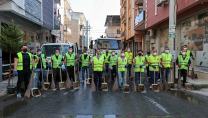 Buca sokaklarında dip köşe sonbahar temizliği