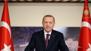 Cumhurbaşkanı Erdoğan, Türkiye'nin Yeni Pazar Başkonsolosluğunun resmî açılış törenine video mesajla katıldı