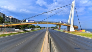 Göztepe Şehit Kerem Oğuz Erbay Köprüsü yenileniyor 