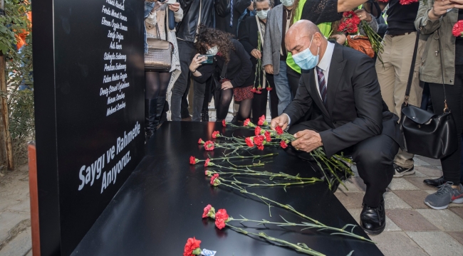 30 Ekim'de yitirdiklerimizin anısına Deprem Anıtı açıldı
