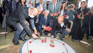 Başkan Soyer 10 Ekim Anıtı'nın açılışında konuştu:"Bu anıt barışın İzmir'deki yıkılmaz simgesi olacak"