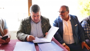 Başkan Oran'dan Çeşmeli üreticilere "Toprak Analizi" çağrısı