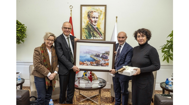 Başkan Soyer, İsveç'in Ankara Büyükelçisi'ni ağırladı