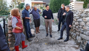 Bodrum Belediye Ekipleri Yağış Sırasında ve Sonrasında Sahadaydı